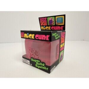 NEW SEALED | Nee Doh “Pink” Nice Cube | Super Solid Squish Stress Toy
